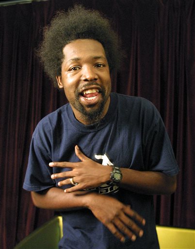 In this Aug. 22, 2001 file photo, rapper Joseph Foreman, aka Afroman, poses for a portrait in New York. 