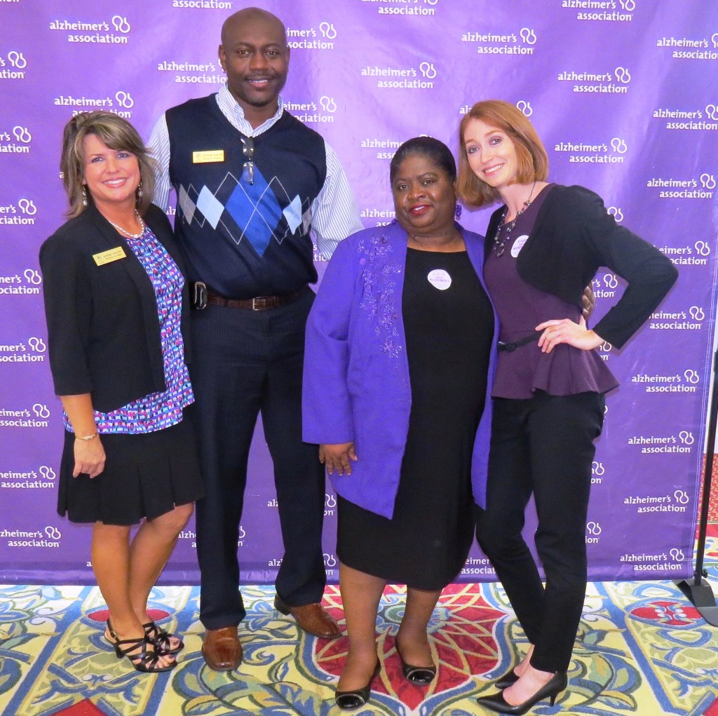 Session presenter Victor Smith (second from left), executive director of The Blake at Township, is joined by Blake’s Director of Sales Kerri Adams, Alzheimer’s Association - Mississippi Chapter Board Member Gail M. Brown and Alzheimer’s Association - Mississippi Chapter Program Coordinator Sara Murphy. PHOTOS COURTESY OF MS CHAPTER of alzheimer’s association.