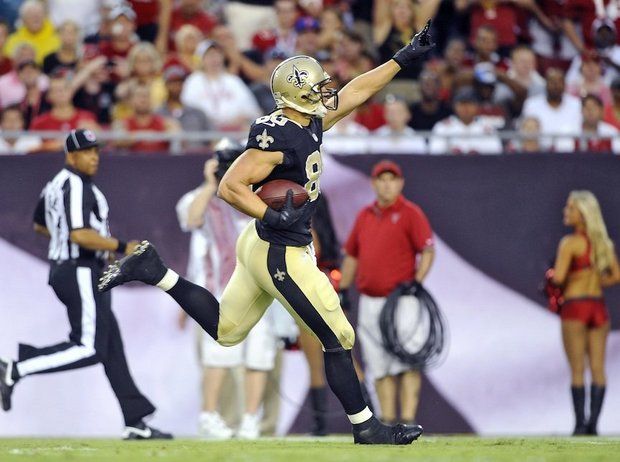 New Orleans Saints tight end Jimmy Graham caught 86 passes for 1,213 yards and 16 touchdowns in 2013. (File, AP Photo/Brian Blanco)