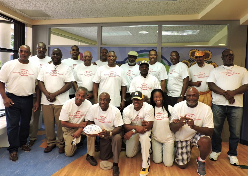 Members of the MS NFL Retired Players Chapter at Batson Children’s Hospital, July 22, 2015 PHOTOS BY STEPHANIE R. JONES