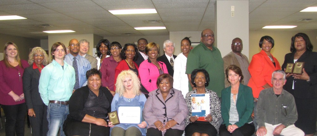 District 43 Director Toastmaster Angela Tornes and Area E4 Toastmasters International members