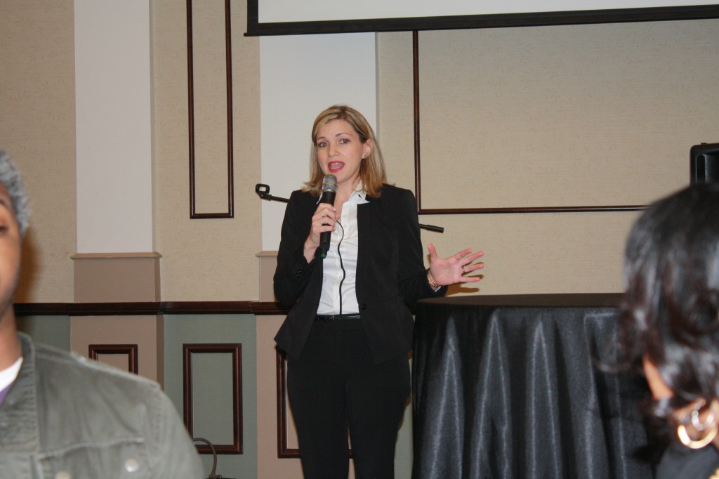 Dr. Laura Beauchamps discusses new HIV infections in Mississippi. Photos by Shanderia Posey
