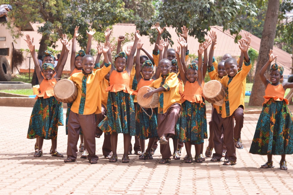 This year’s African Children’s Choir includes 18 children ages 11 and younger.