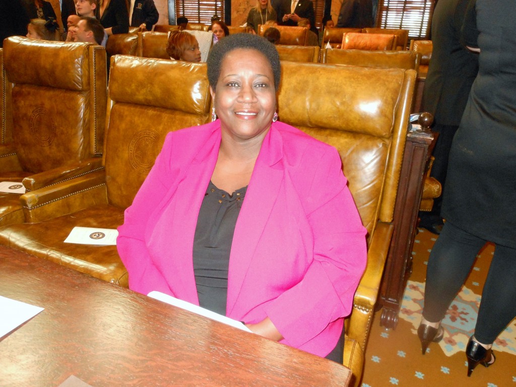 Kathy Sykes was sworn in as District 70 representative for Hinds County. Photo by Stephanie R. Jones