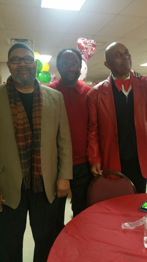 Brothers Ameen Abdur-Rashied, Hugh Latham and Fritz Latham