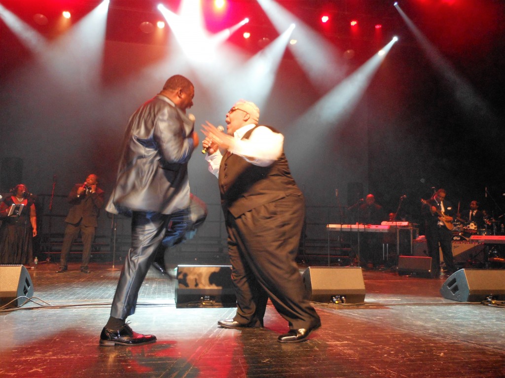 Paul Porter and Rance Allen perform together.