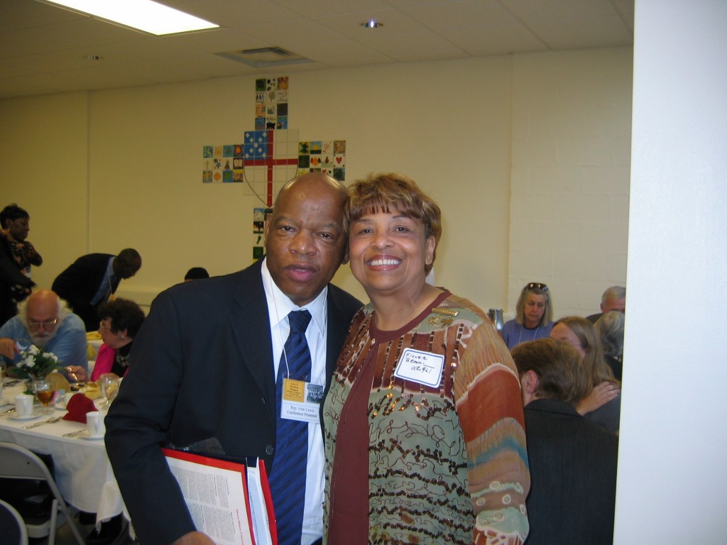 Brown-Wright with Rep. John Lewis