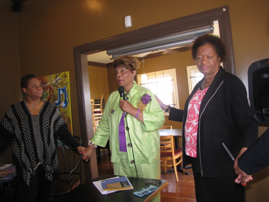 (L to R) Attendee with Dorothy Stewart, Women For Progress; Dist. 4 Chancery Court Judge Patricia D. Wise, guest speaker  PHOTOS BY JANICE K. NEAL-VINCENT