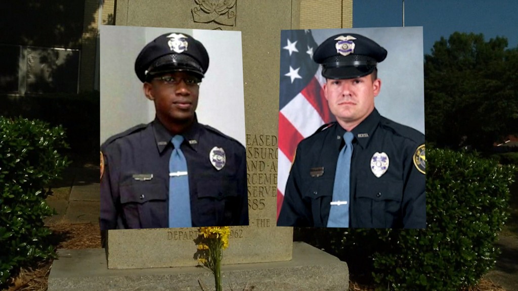 Hattiesburg police officers Liquori Tate and Benjamin Deen will be honored this week in Washington, D.C. Photo Courtesy of NBC NEws