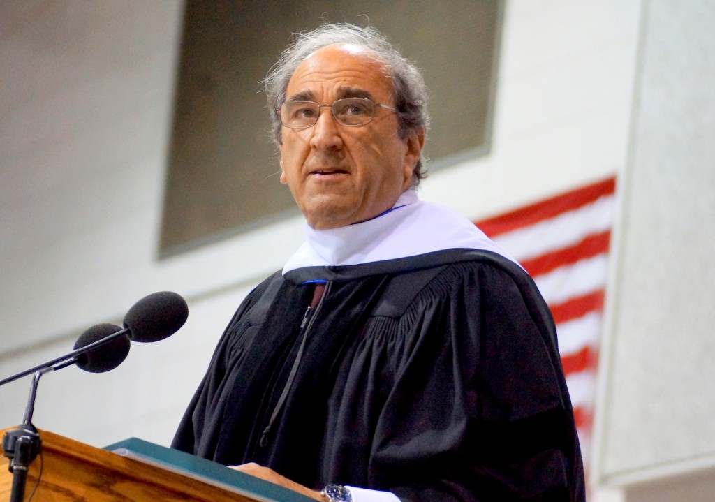 Andrew Lack, chairman of NBC News and MSNBC, gave the commencement address. 