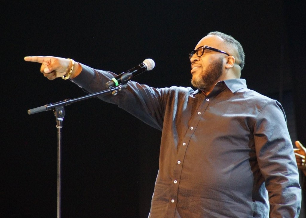 Marvin Sapp, Karen Clark Sherd and Donald Lawerence performed during the concert last week.  PHOTOS BY JAY JOHNSON