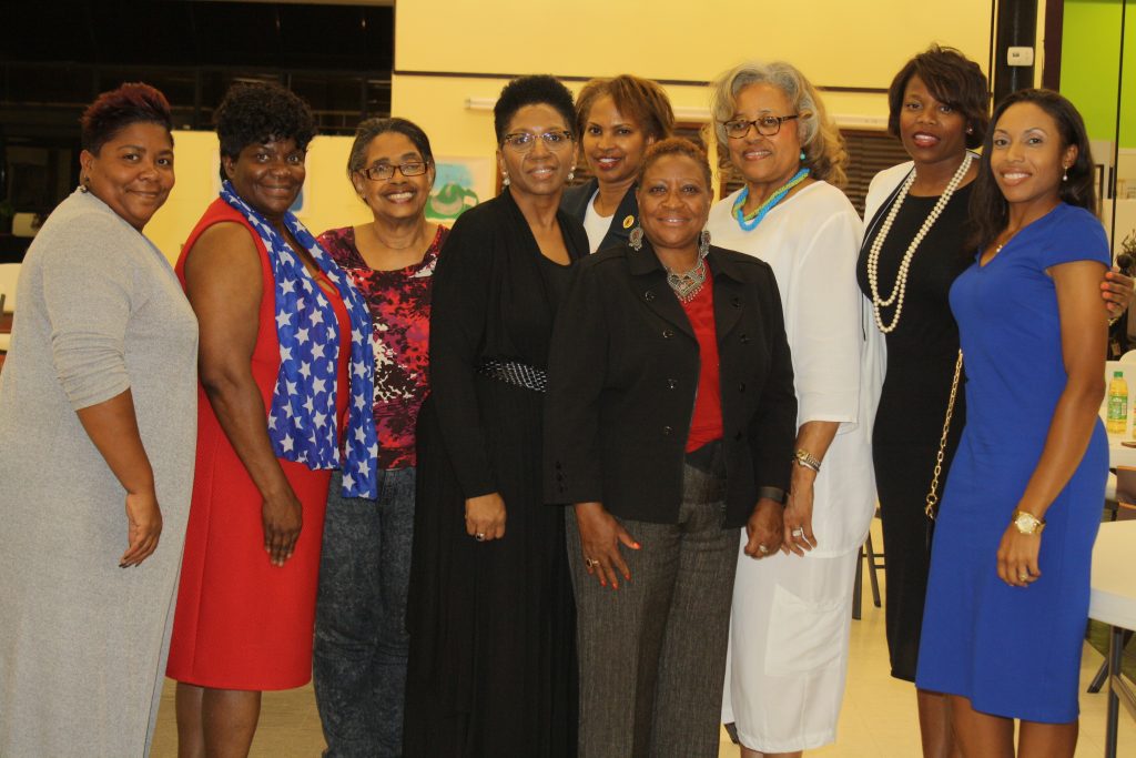 Pictured are Mississippi Roadmap to Health Equity staff member Attorney Ermea Russell (from left) Vickie Jenkins, Willie Jones, President of Women for Progress, Monica Wilson, Beneta Burt, Juanita Brown, Theresa Kennedy and Precious Malembeka.  PHOTOs BY STEPHANIE R. JONES