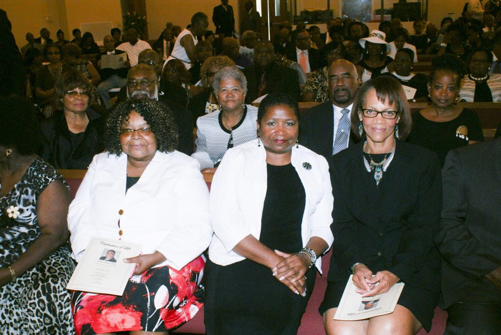 Black journalists and publishers, including The Mississippi Link’s Jackie Hampton (at right), were seated in the reserved first two rows in honor of George Curry. PHOTO by PJ Fischer/Tennessee Tribune