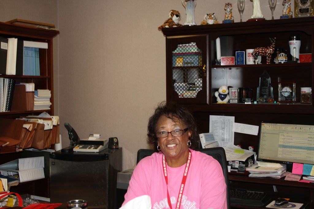 During an office interview Chancery Clerk Eddie Jean Carr discloses her family history with breast cancer and expresses gratitude to her husband and son for the care that they’ve given her.