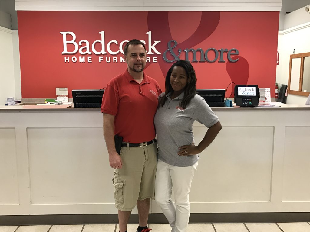 Robert and Val’Dicia Bennett are the owners of Badcock & More Furniture in Biloxi. The store grand reopening will take place Oct. 13-16.