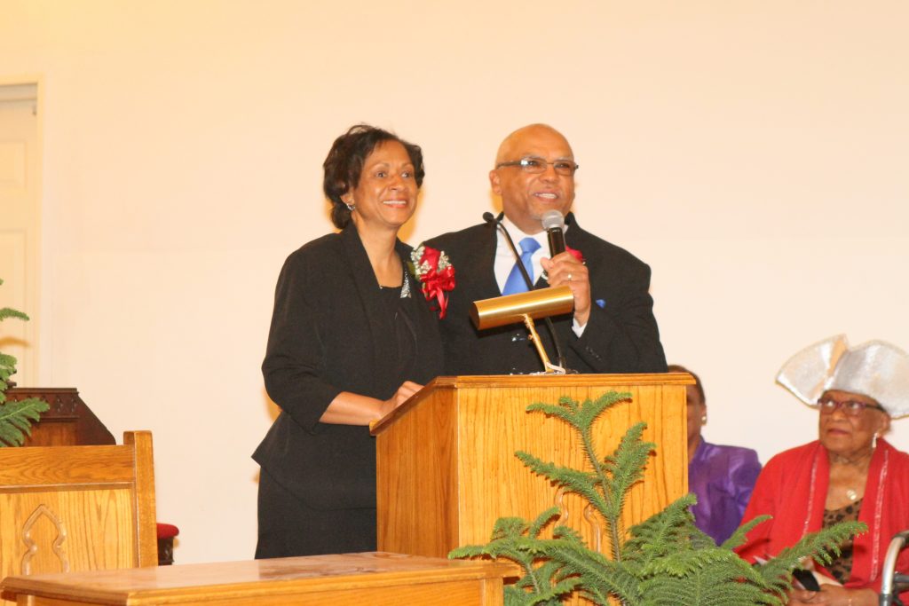 Newly ordained Deacon Gregory Anderson and wife Bobbie Anderson