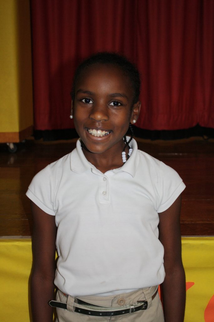 Jada Edwards, 8, – “For my family because we do a lot of stuff together and have fun together and we love each other.”