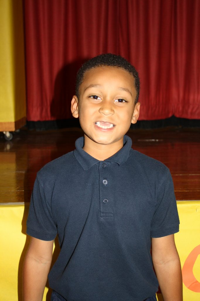 Jason Peoples, 8, – “I am thankful for God, my mama, my daddy and my teachers.”