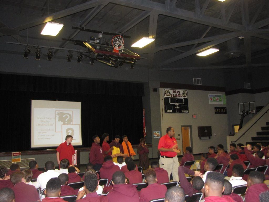 Kenneth Bryant, Community Relations – Hinds County Sheriff’s Department, encourages students to make the right choices to avoid negative consequences.