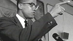 Malcolm X hor pointing