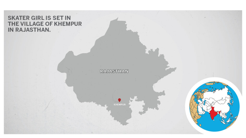 Map of Khempur in Rajasthan, India
